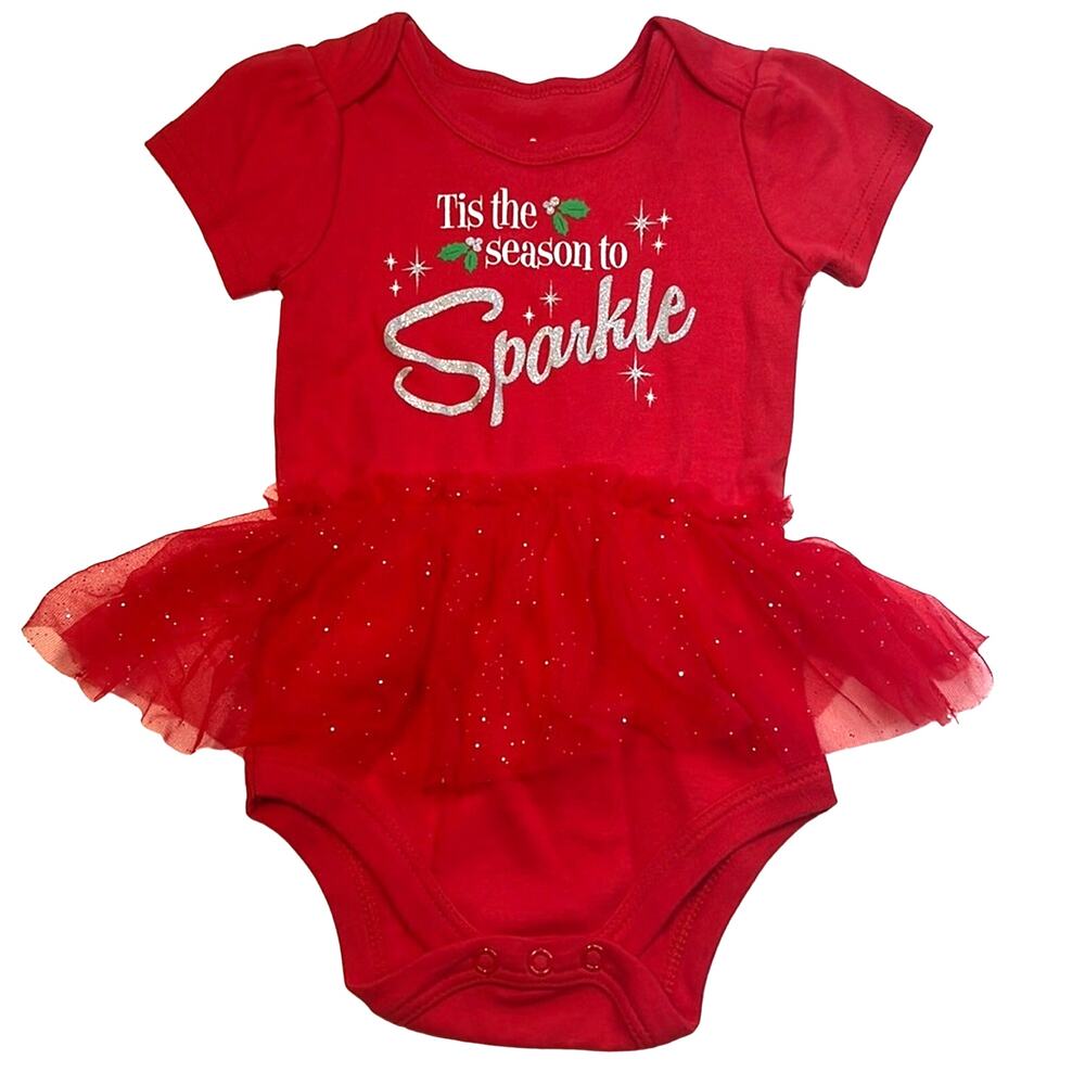 BWA Babies with Attitude Christmas Onesie, “Tis the Season to Sparkle”, NWT!